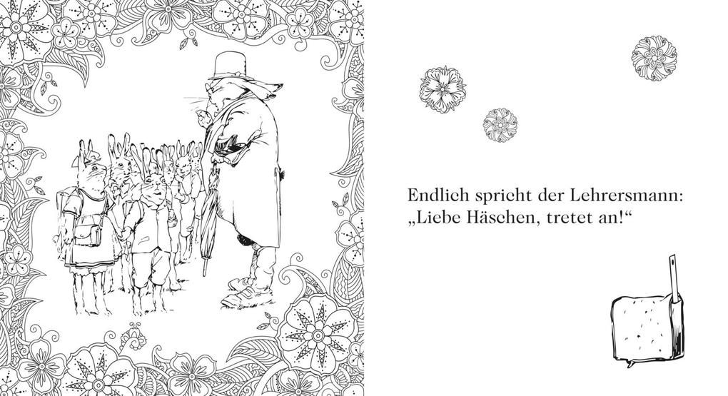 Weitere Ansicht: Die Häschenschule: Das Malbuch aus der Häschenschule | Albert Sixtus