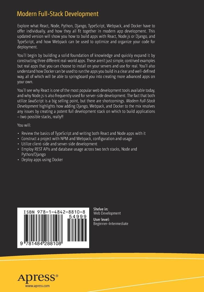 Weitere Ansicht: Modern Full-Stack Development | Frank Zammetti