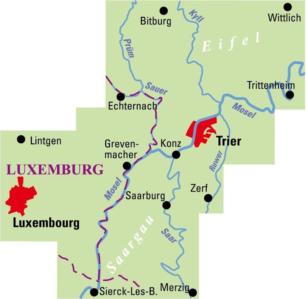 Weitere Ansicht: ADFC-Regionalkarte Trier und Umgebung, 1:50.000, mit Tagestourenvorschlägen, reiß- und wetterfest, GPS-Tracks Download