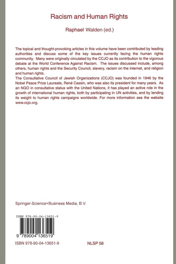 Weitere Ansicht: Racism and Human Rights | Raphael Walden