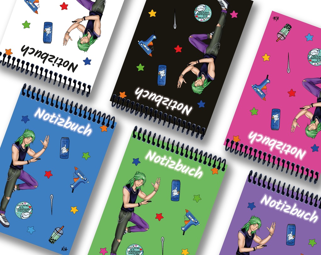 Weitere Ansicht: A 5 Notizblock Manga Quinn, weiß, blanko