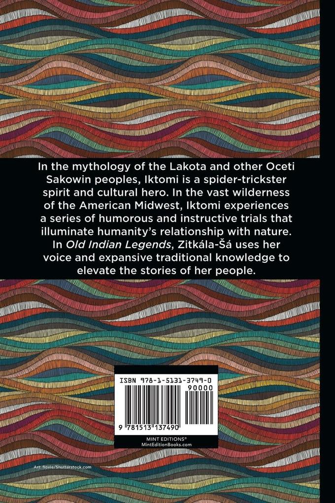 Weitere Ansicht: Old Indian Legends | Zitkala-Sa