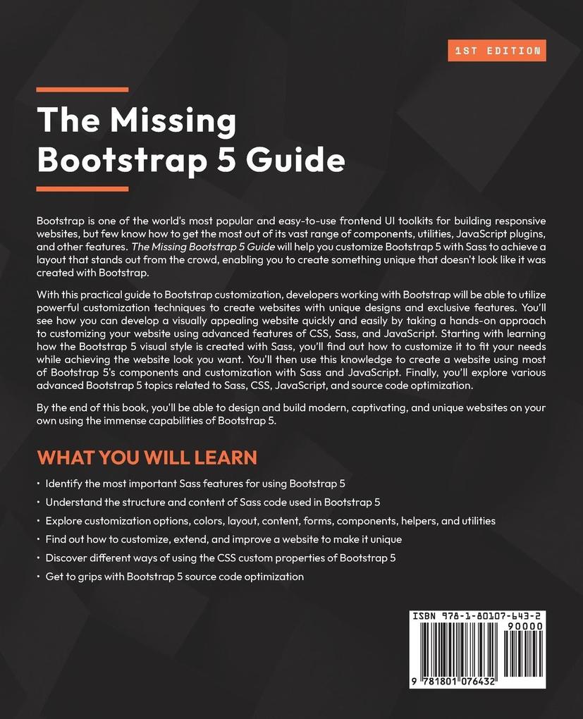 Weitere Ansicht: The Missing Bootstrap 5 Guide | Jeppe Schaumburg Jensen