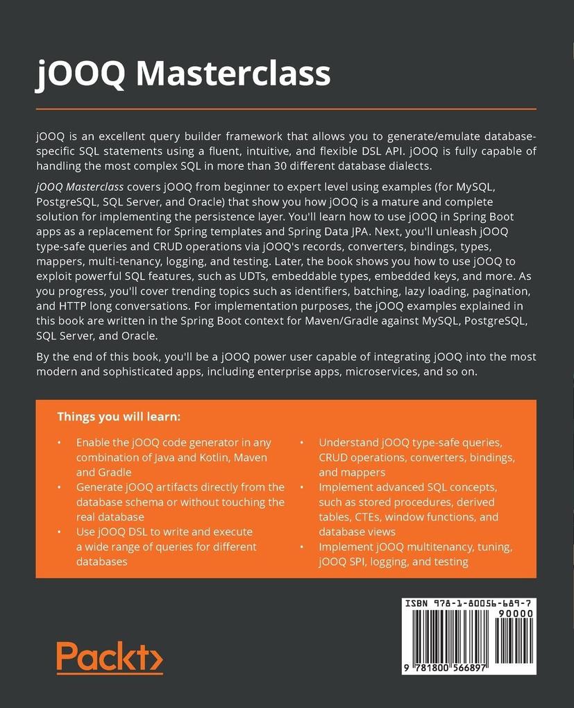 Weitere Ansicht: jOOQ Masterclass | Anghel Leonard