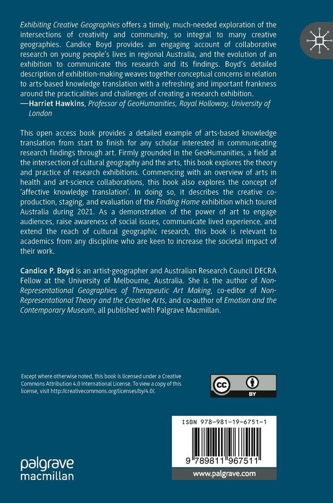 Weitere Ansicht: Exhibiting Creative Geographies | Candice P. Boyd