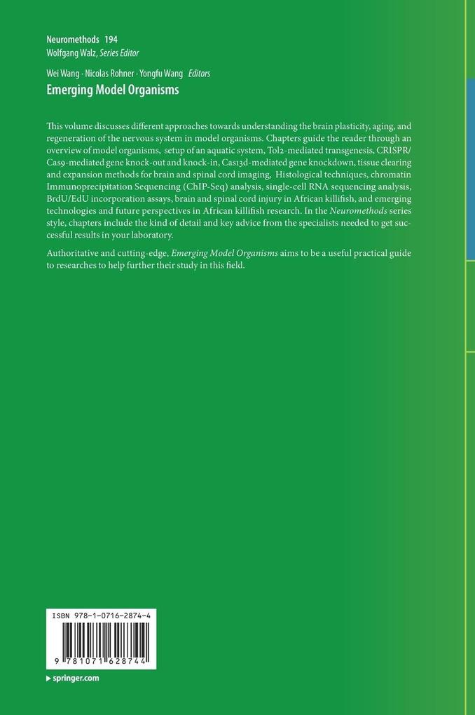 Weitere Ansicht: Emerging Model Organisms