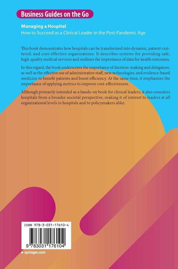 Weitere Ansicht: Managing a Hospital | Otto Armin Smiseth
