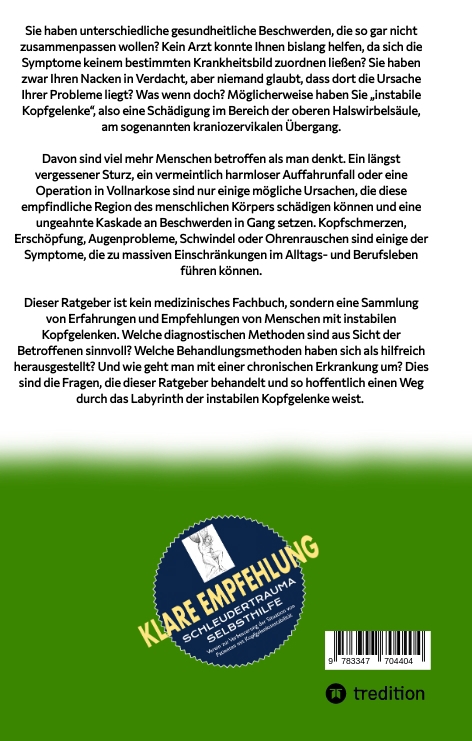 Weitere Ansicht: Ratgeber Instabile Kopfgelenke | Simone Theisen-Diether