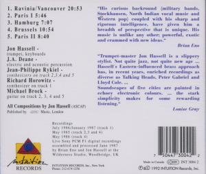 Weitere Ansicht: The Surgeon Of The Nightsky | Jon Hassell