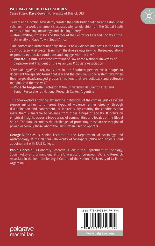 Weitere Ansicht: Criminal Legalities and Minorities in the Global South