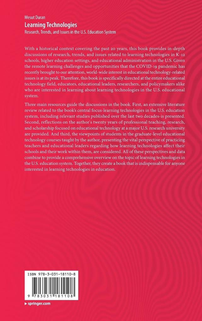 Weitere Ansicht: Learning Technologies | Mesut Duran