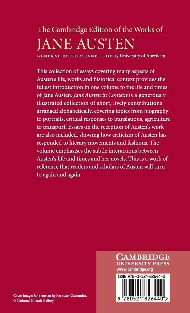 Weitere Ansicht: Jane Austen in Context