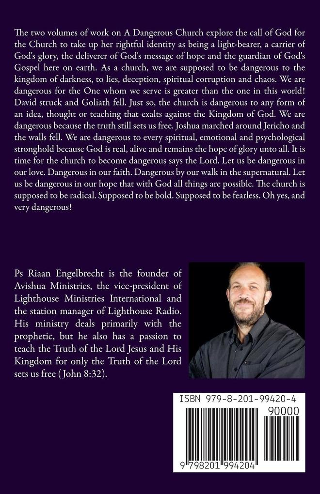 Weitere Ansicht: A Dangerous Church Vol 1 | Riaan Engelbrecht