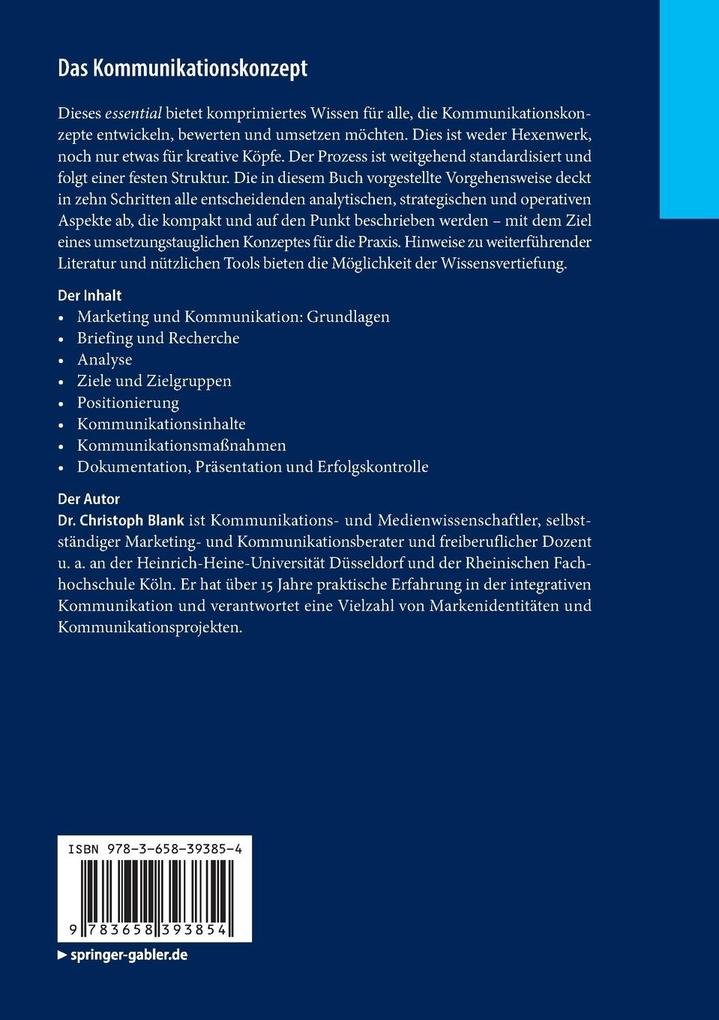 Weitere Ansicht: Das Kommunikationskonzept | Christoph Blank