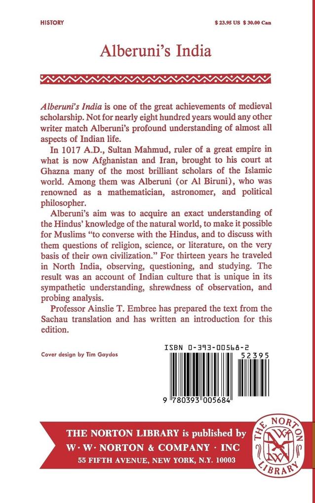 Weitere Ansicht: Alberuni's India (Abridged) | Muhammad Ibn Ahmad Biruni, Al-Biruni