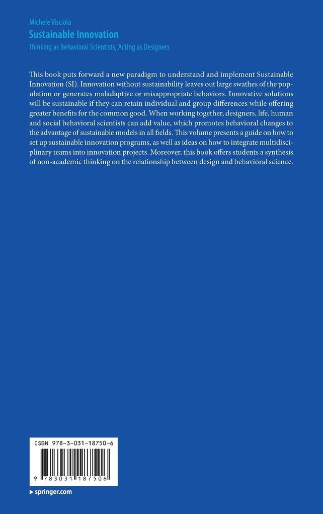 Weitere Ansicht: Sustainable Innovation | Michele Visciola