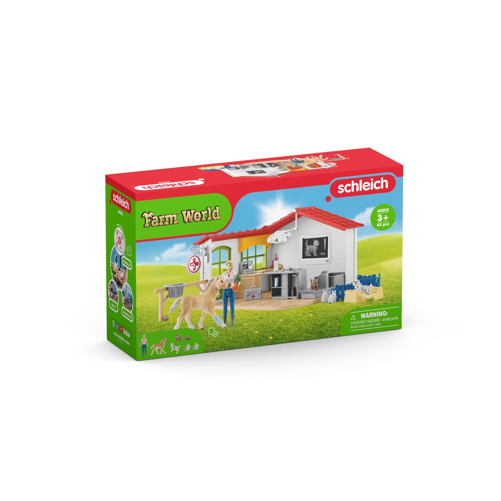 Weitere Ansicht: Schleich Farm World 42502 - Tierarzt-Praxis mit Haustieren