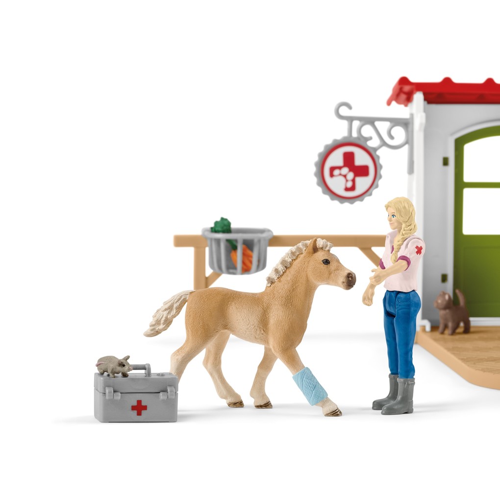 Weitere Ansicht: Schleich Farm World 42502 - Tierarzt-Praxis mit Haustieren