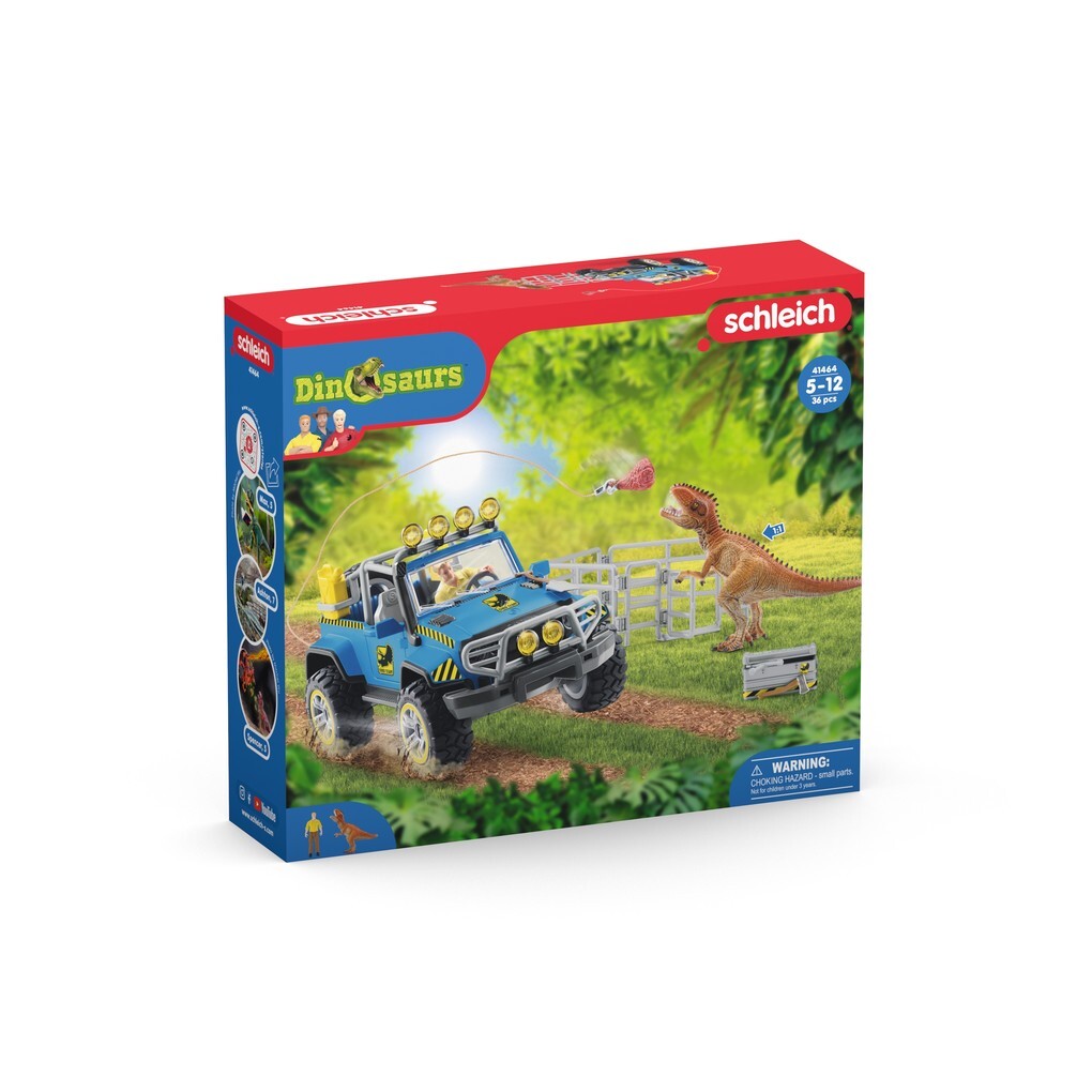 Weitere Ansicht: Schleich Dinosaurs 41464 - Geländewagen mit Dino-Außenposten