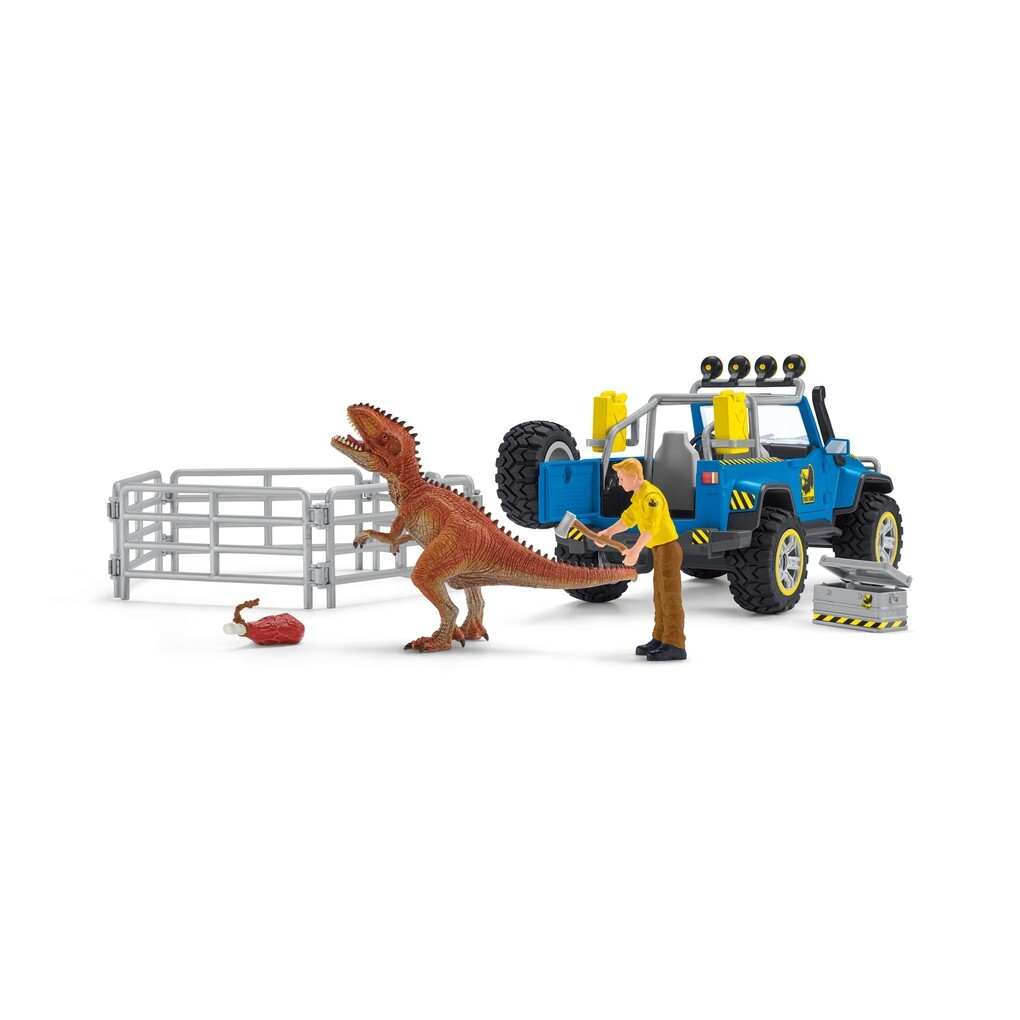 Weitere Ansicht: Schleich Dinosaurs 41464 - Geländewagen mit Dino-Außenposten