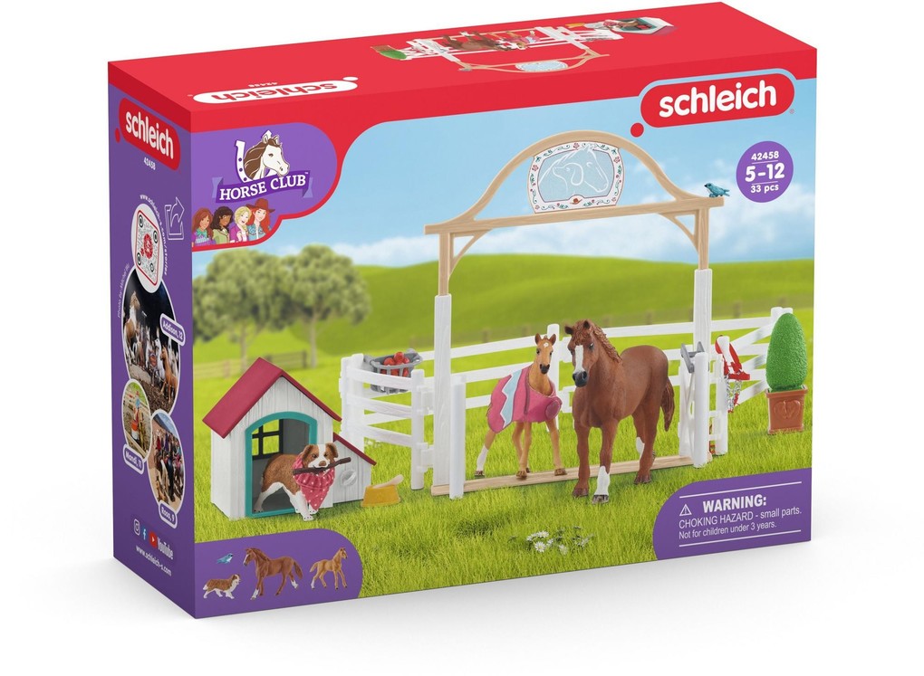 Weitere Ansicht: Schleich Horse Club 42458 - Hannahs Gastpferd mit Hündin Ruby