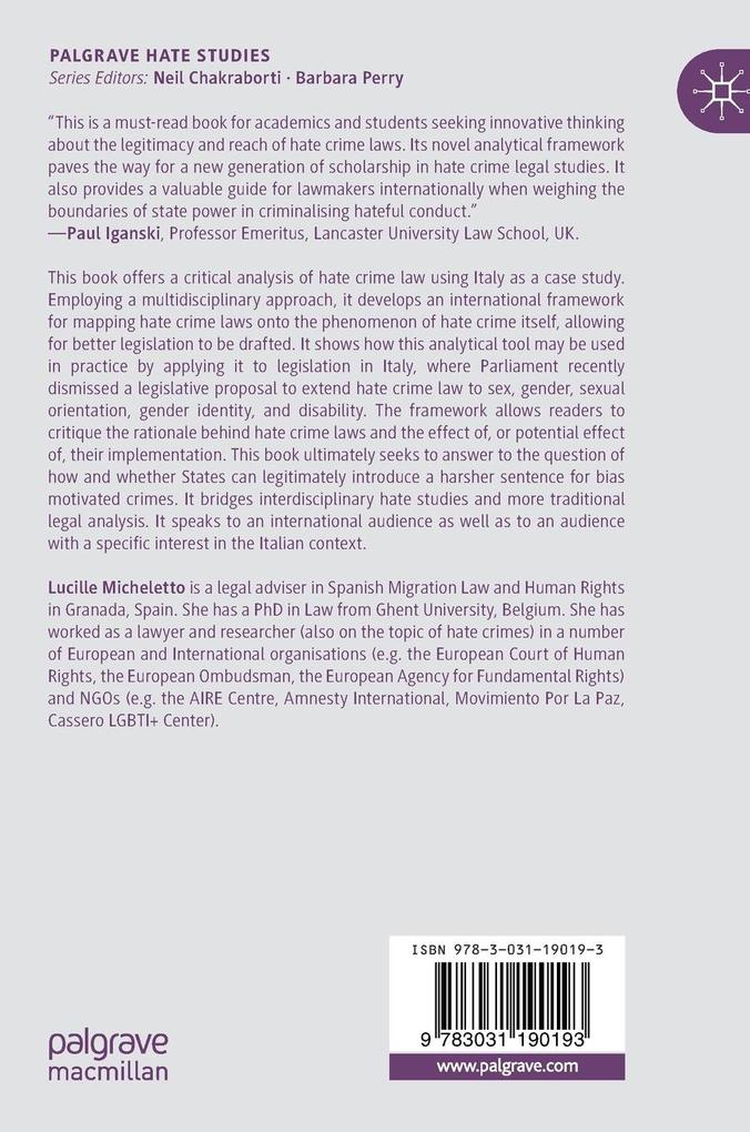 Weitere Ansicht: Assessing Hate Crime Laws | Lucille Micheletto