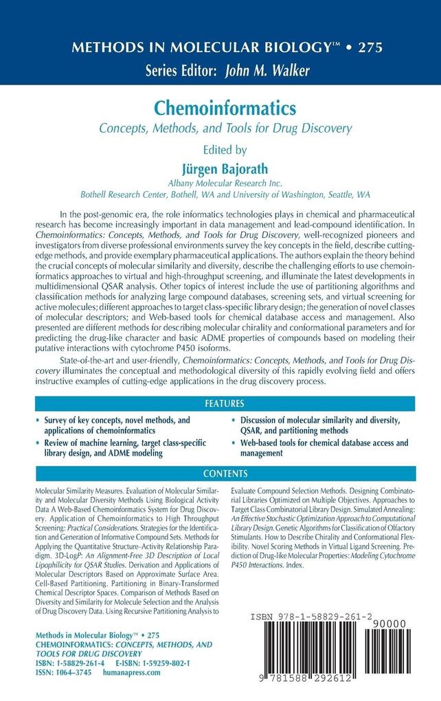 Weitere Ansicht: Chemoinformatics