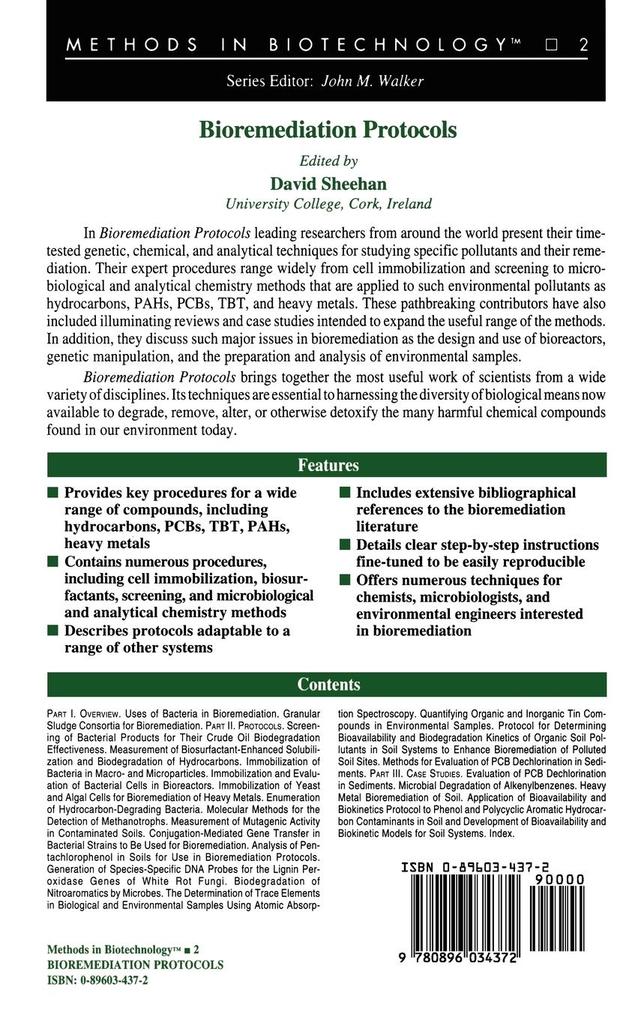 Weitere Ansicht: Bioremediation Protocols