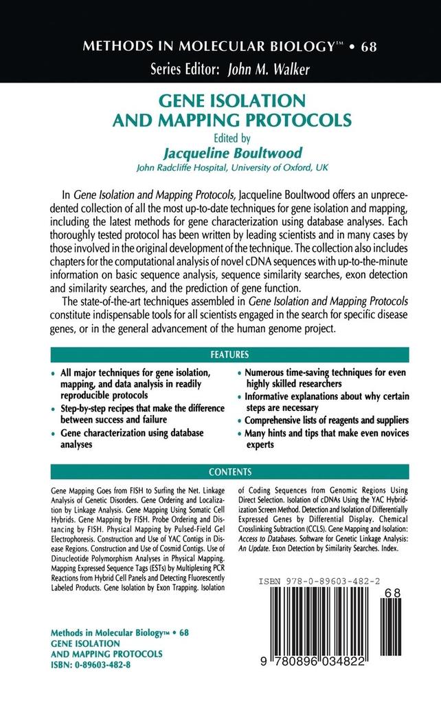 Weitere Ansicht: Gene Isolation and Mapping Protocols