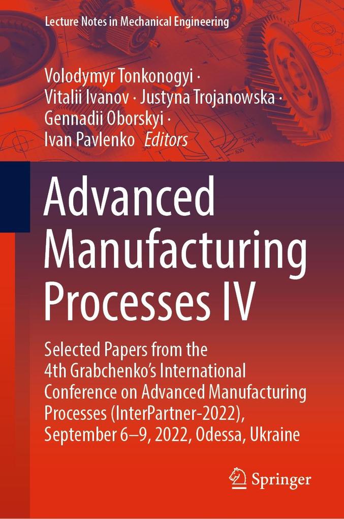 Produktbild: Advanced Manufacturing Processes IV
