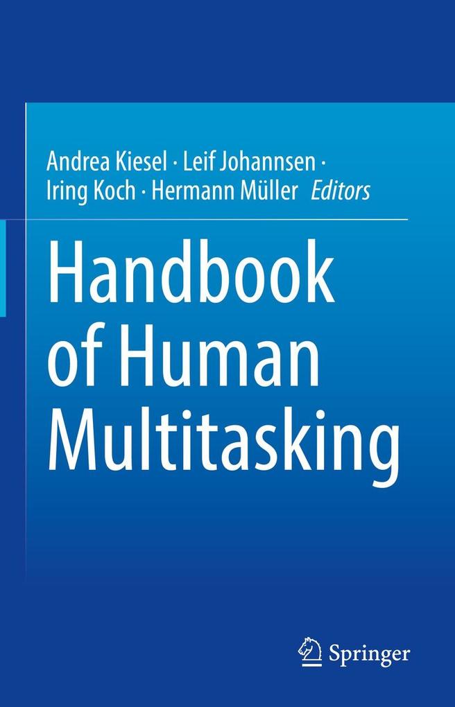 Produktbild: Handbook of Human Multitasking