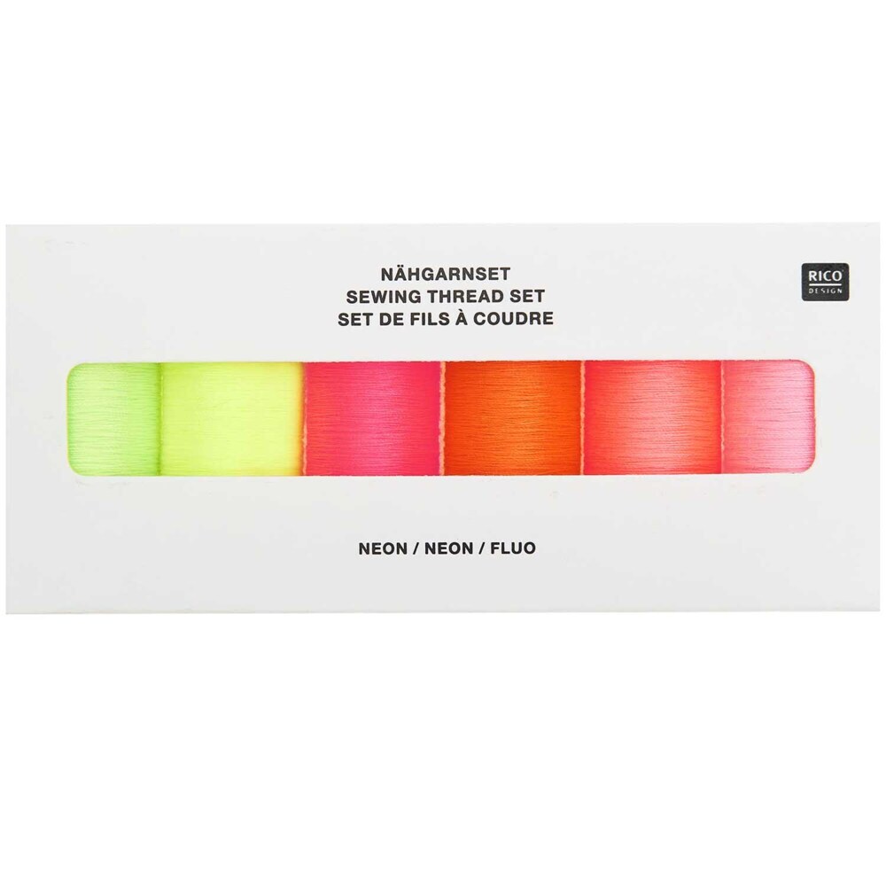 Produktbild: Nähgarnset Neon