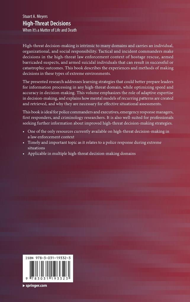 Weitere Ansicht: High-Threat Decisions | Stuart Meyers