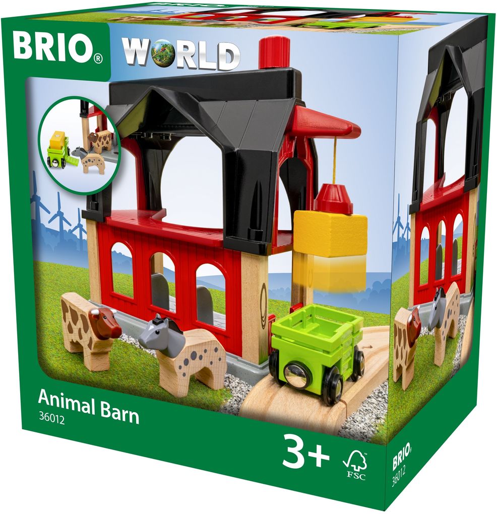 Weitere Ansicht: BRIO World - Tierscheune mit Heuwaggon
