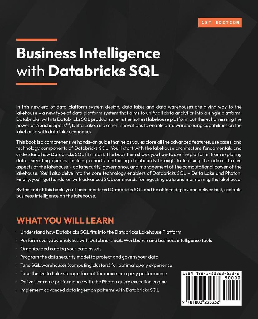 Weitere Ansicht: Business Intelligence with Databricks SQL | Vihag Gupta