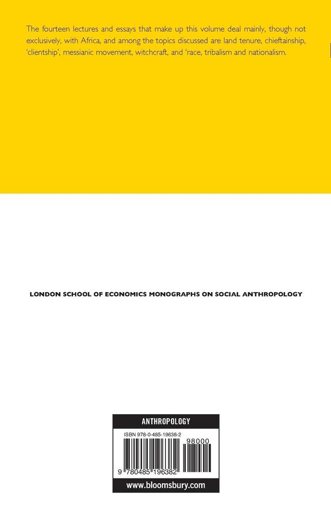 Weitere Ansicht: Anthropology and Social Change | Lucy Mair