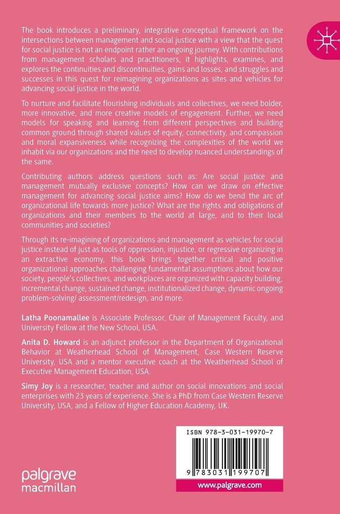 Weitere Ansicht: Managing for Social Justice