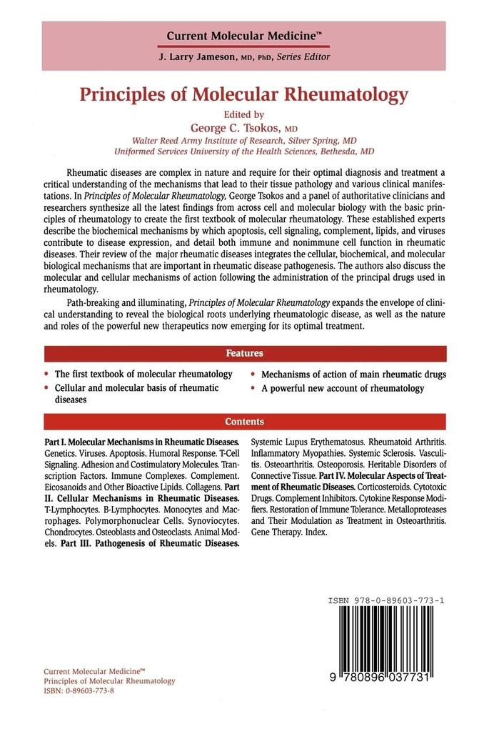 Weitere Ansicht: Principles of Molecular Rheumatology