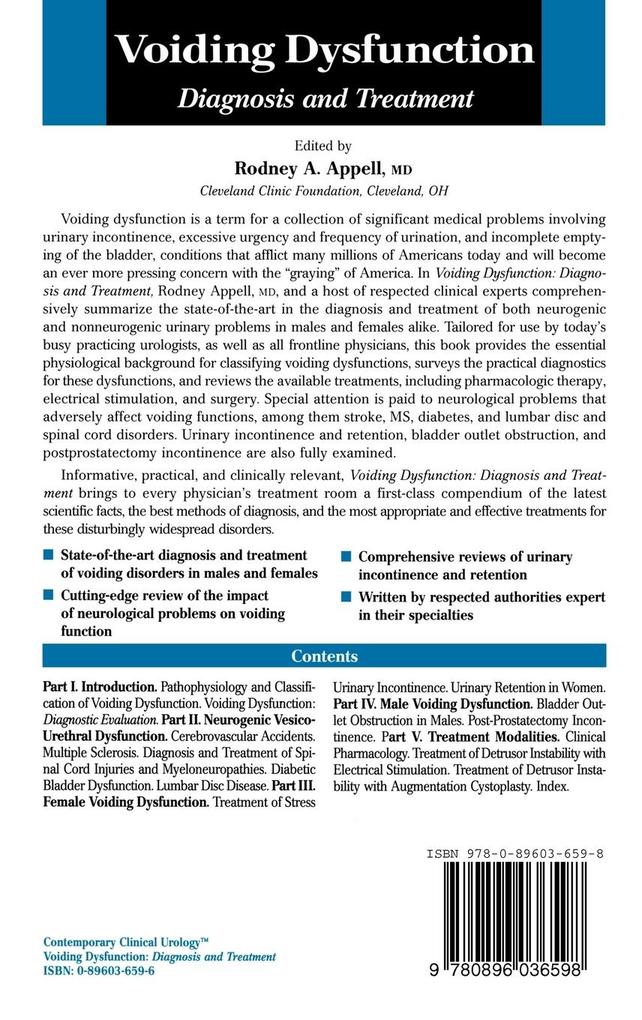 Weitere Ansicht: Voiding Dysfunction