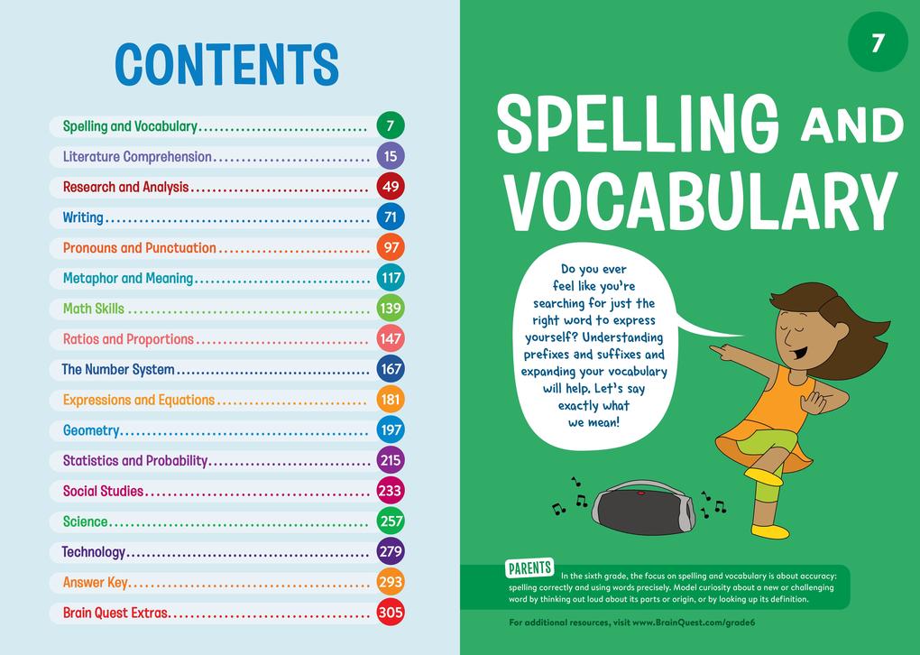 Weitere Ansicht: Brain Quest Workbook: 6th Grade Revised Edition | Workman Publishing