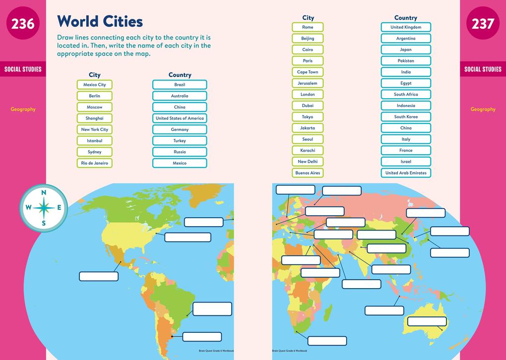Weitere Ansicht: Brain Quest Workbook: 6th Grade Revised Edition | Workman Publishing