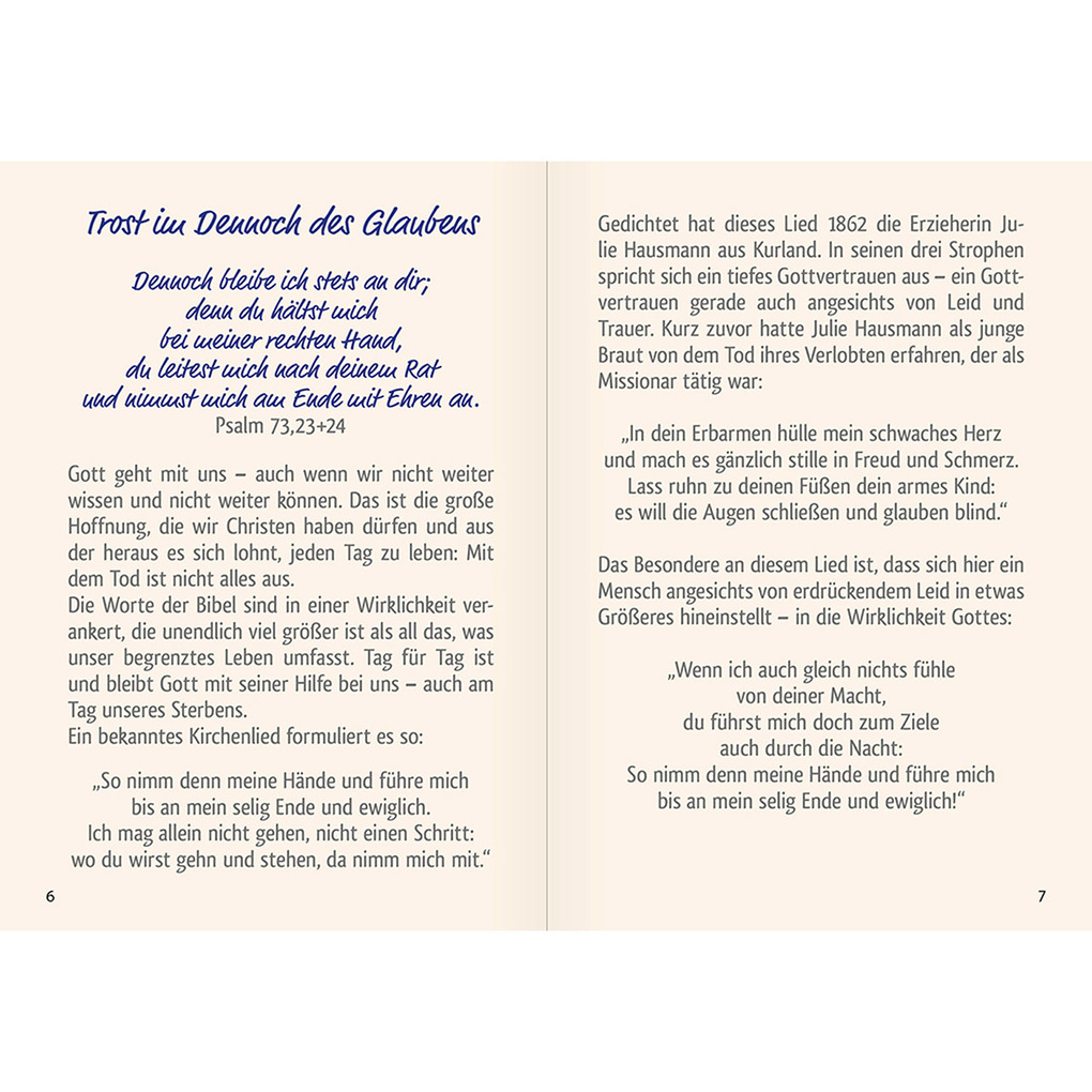 Weitere Ansicht: Geborgen in Ewigkeit | Reinhard Ellsel