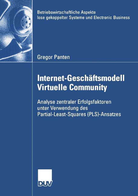 Produktbild: Internet-Geschäftsmodell Virtuelle Community | Gregor Panten