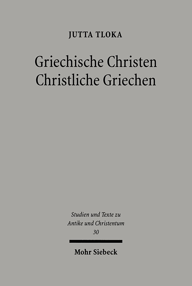 Produktbild: Griechische Christen - Christliche Griechen | Jutta Tloka