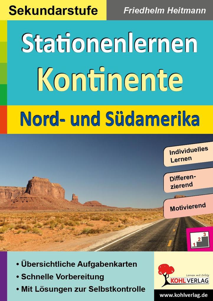 Produktbild: Stationenlernen Kontinente / Nord- und Südamerika | Friedhelm Heitmann
