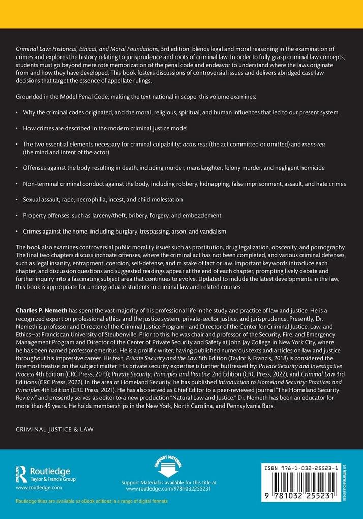 Weitere Ansicht: Criminal Law | Charles P. Nemeth