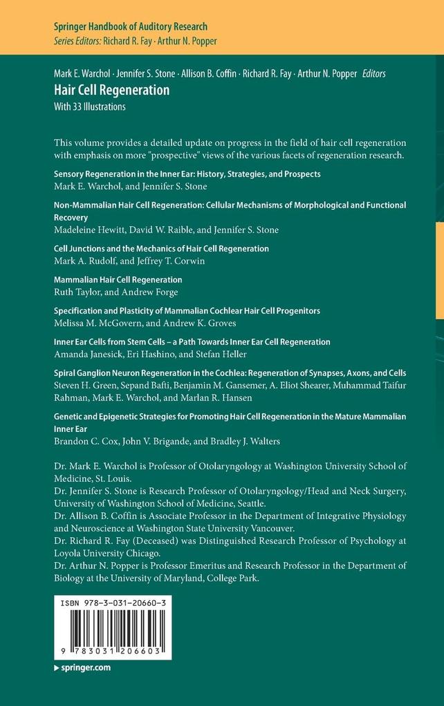 Weitere Ansicht: Hair Cell Regeneration
