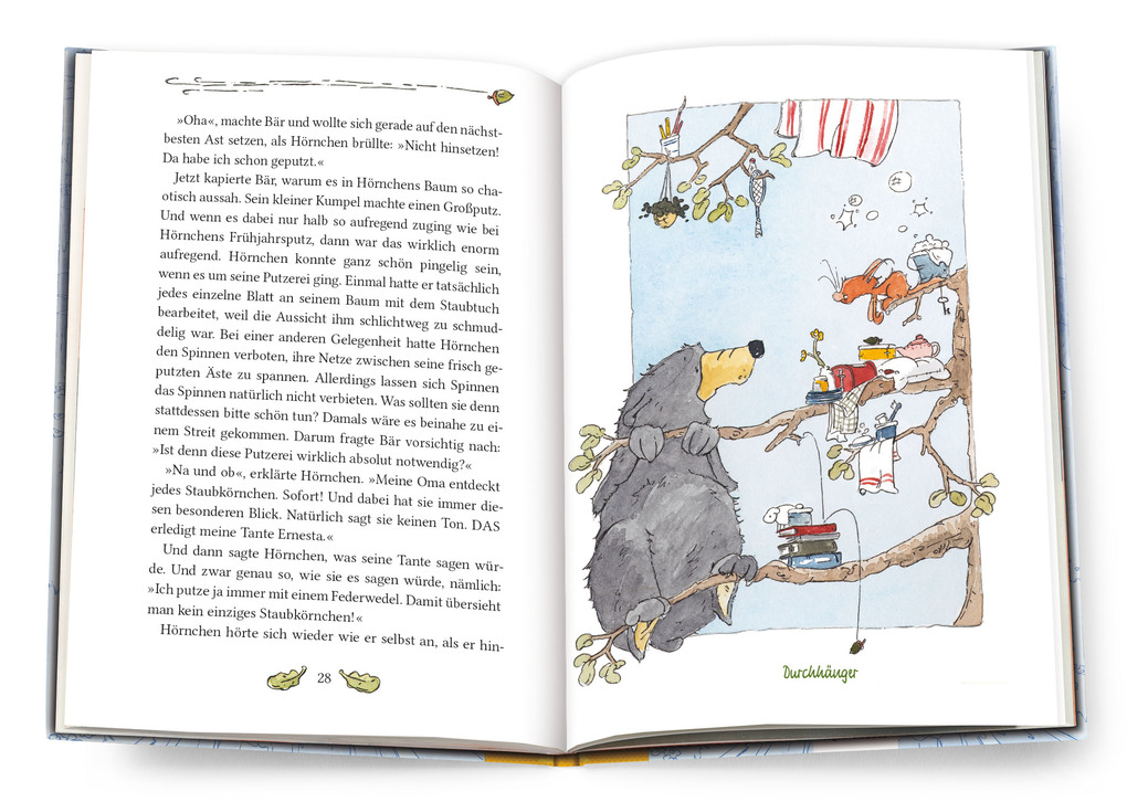 Weitere Ansicht: Hörnchen & Bär (2). Ziemlich quirlige Wald-Neuigkeiten | Andreas H. Schmachtl