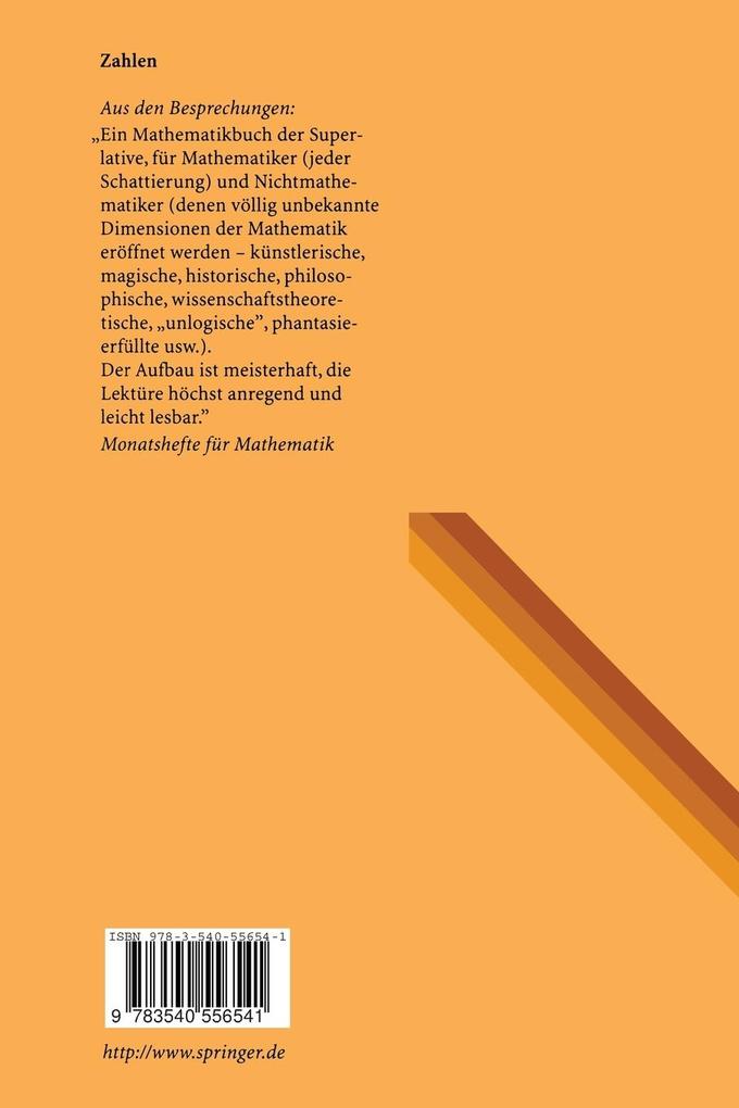 Weitere Ansicht: Zahlen | Reinhold Remmert, Heinz-Dieter Ebbinghaus, Hans Hermes, Friedrich Hirzebruch, Max Koecher