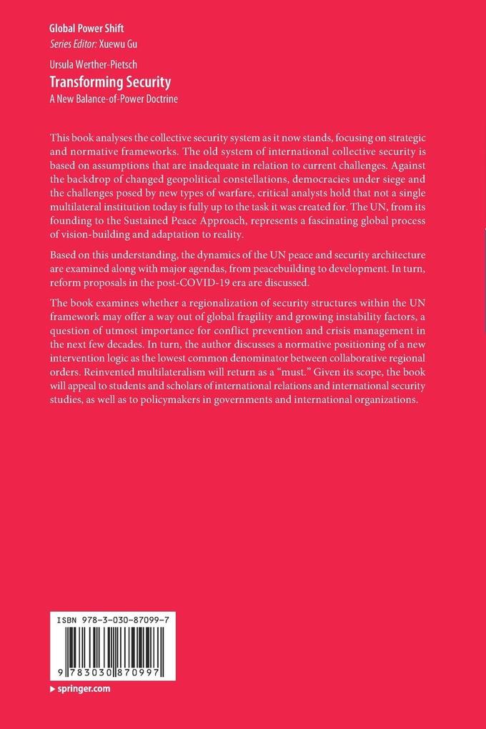 Weitere Ansicht: Transforming Security | Ursula Werther-Pietsch